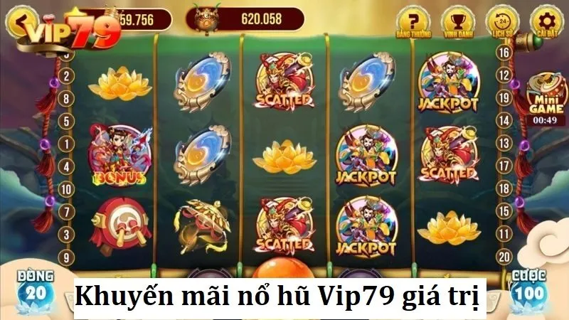 khuyến mãi nổ hũ vip79