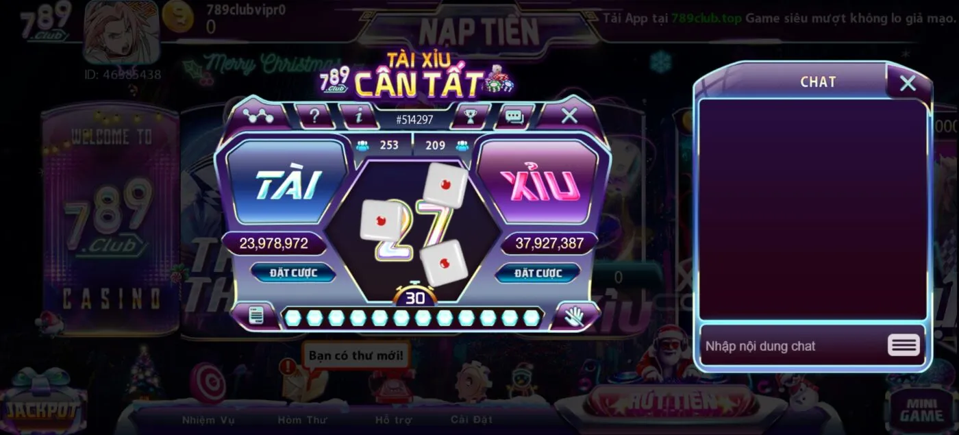 Hình ảnh sảnh game Tài Xỉu 789Club