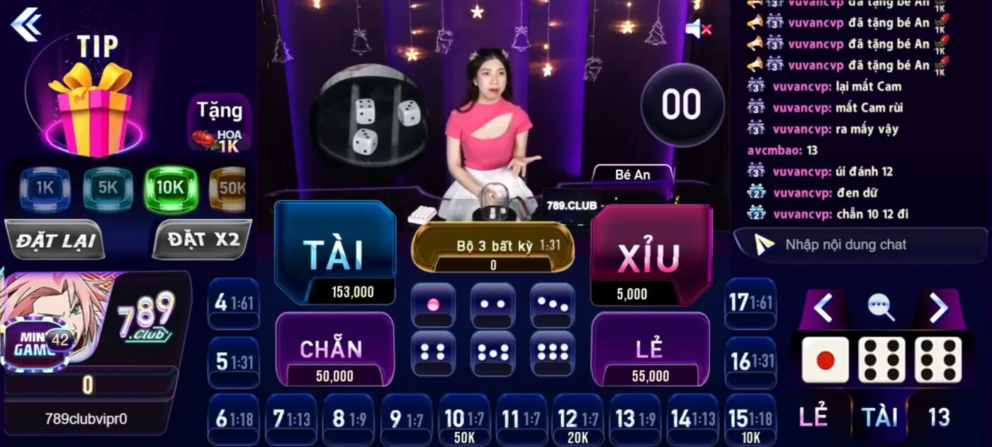 tài xỉu livestream 789club